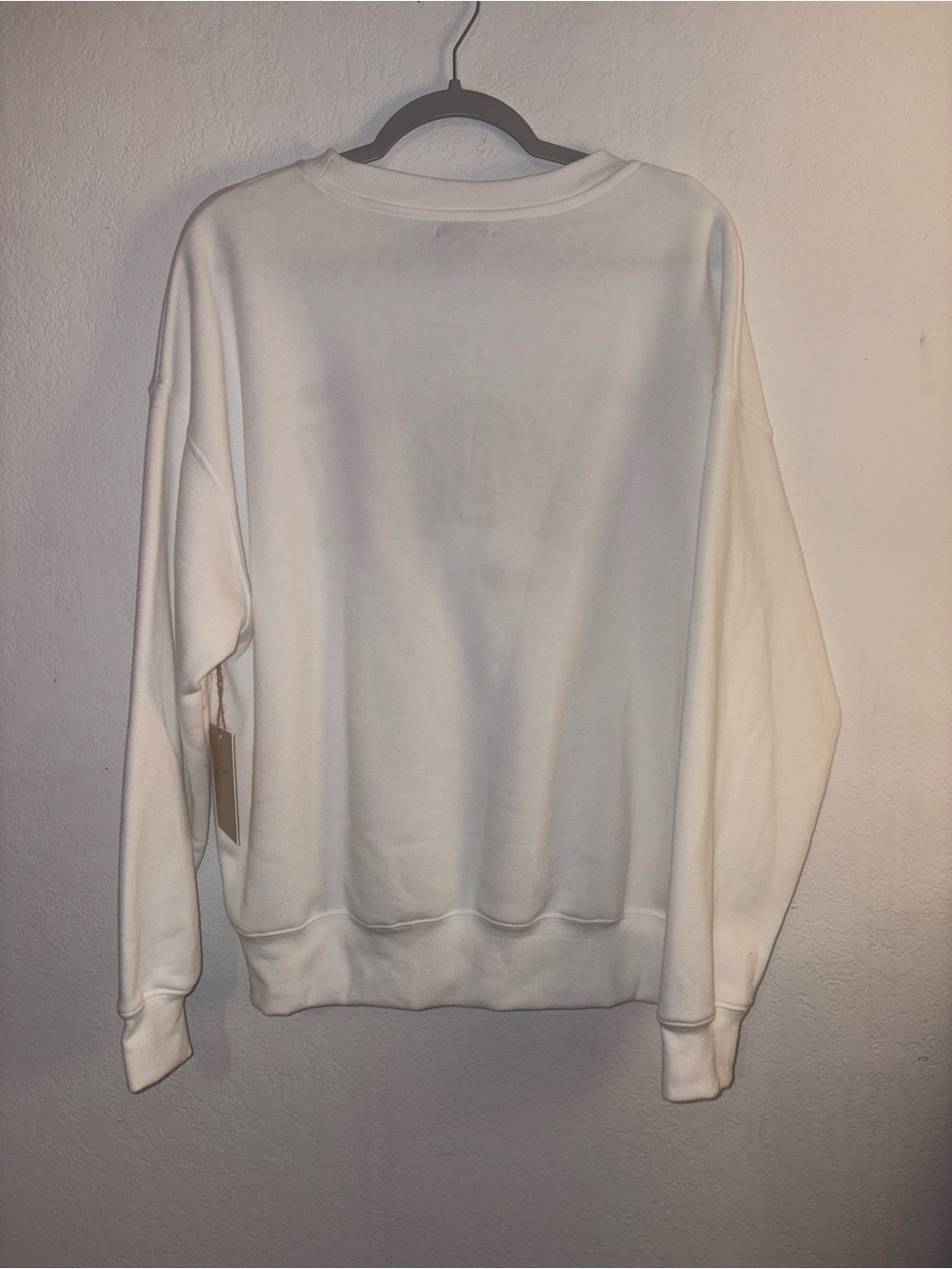 White 'Spooky' Graphic Crewneck Sweatshirt - Casual Halloween Pullover - Picture 5 of 5